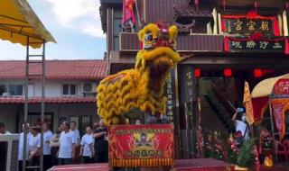 舞狮点睛用什么颜色